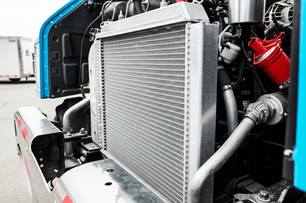Heavy duty truck radiator