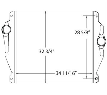 HD Charge Air Cooler CAC1719