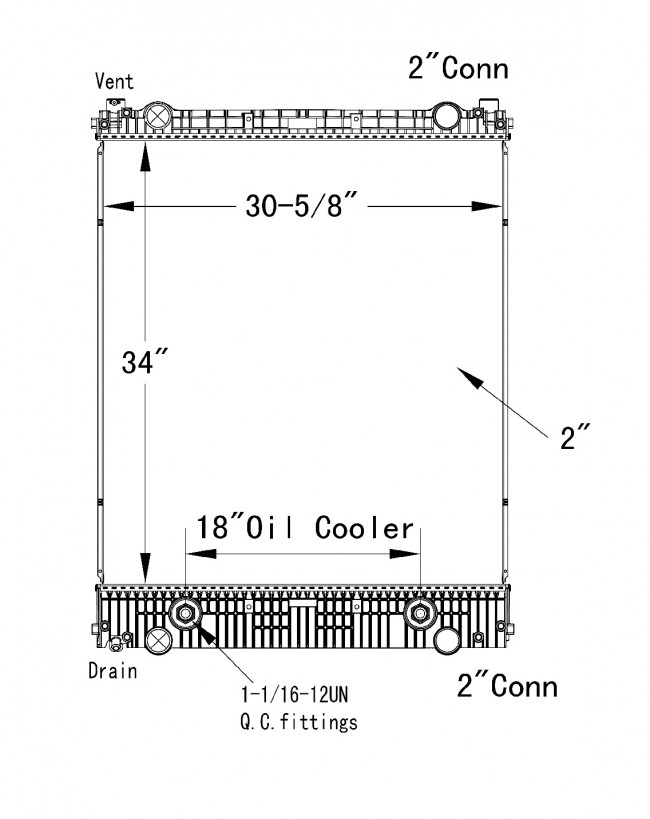 HD Radiator FRE66PA